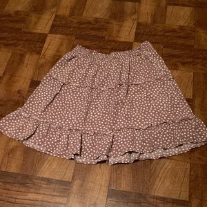 high waisted skirt